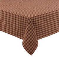 Country Primitive Burgundy Sturbridge Table Cover - BJS Country Charm