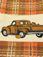 Fall Truck Oven Towel w Tab - BJS Country Charm